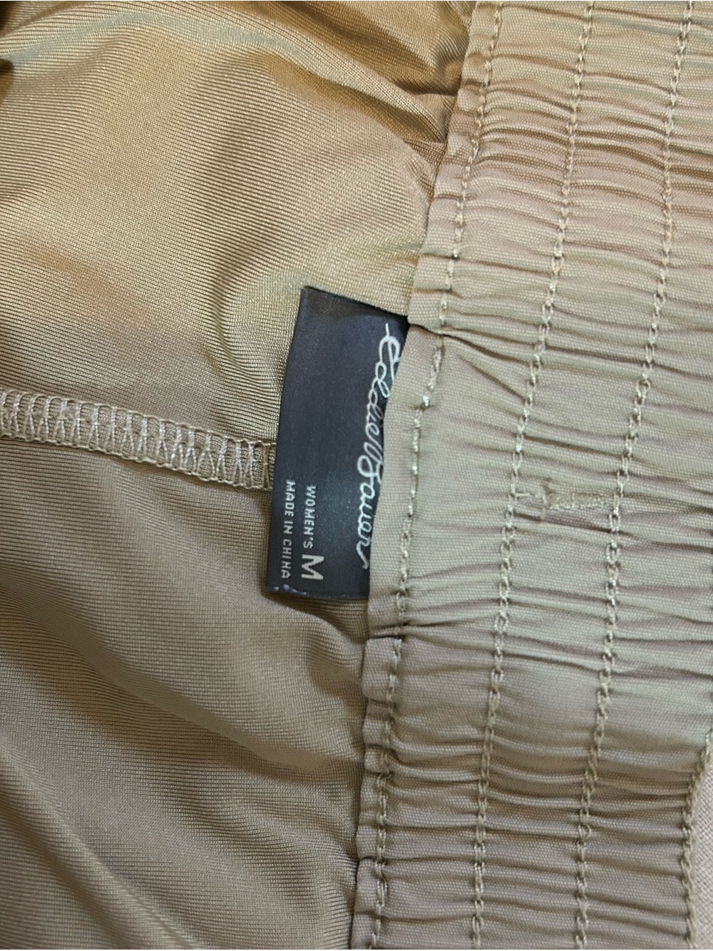 Light tan Drawstring Mini Skort - Picture 7 of 8